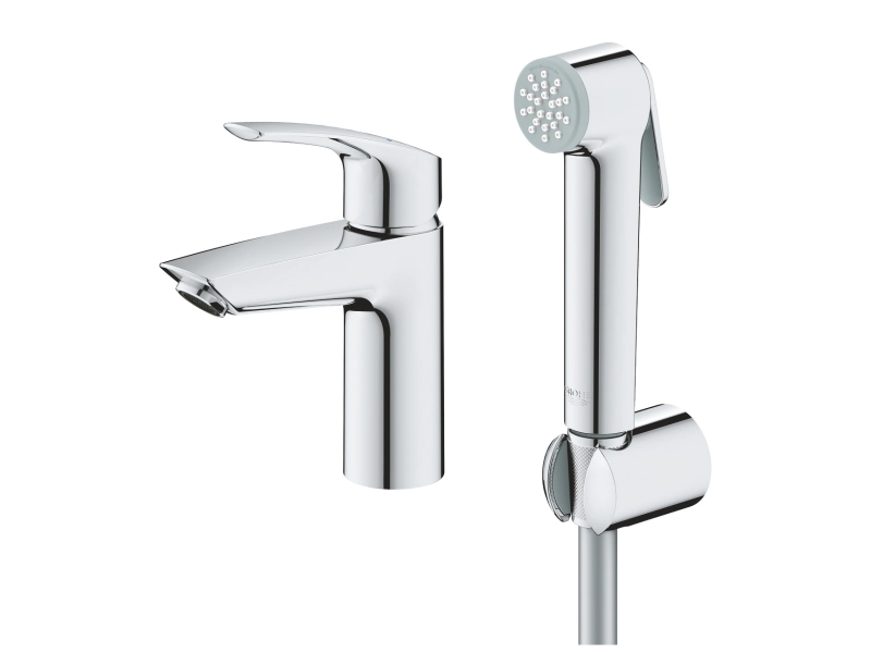 Купить Смеситель для раковины Grohe Eurosmart 23124003 с гигиеническим душем