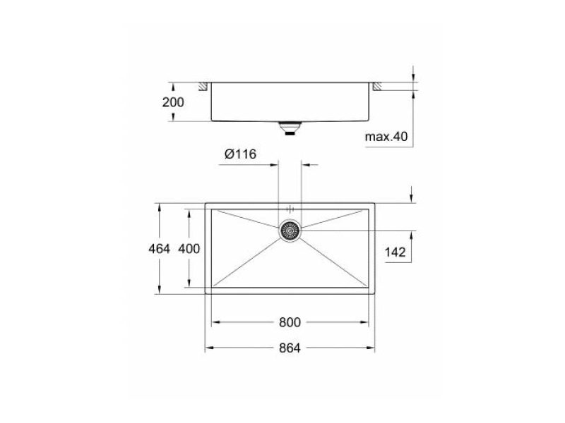 Купить Мойка кухонная Grohe K700 31580SD1 нержавеющая сталь