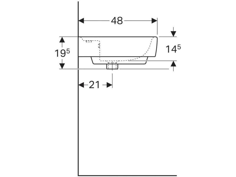 Купить 122100000+869103000 Renova Nr.1 Plan Раковина мебельная, с отв., с переливом 1000x480 мм + шкафчик 926*586*438, натуральный дуб