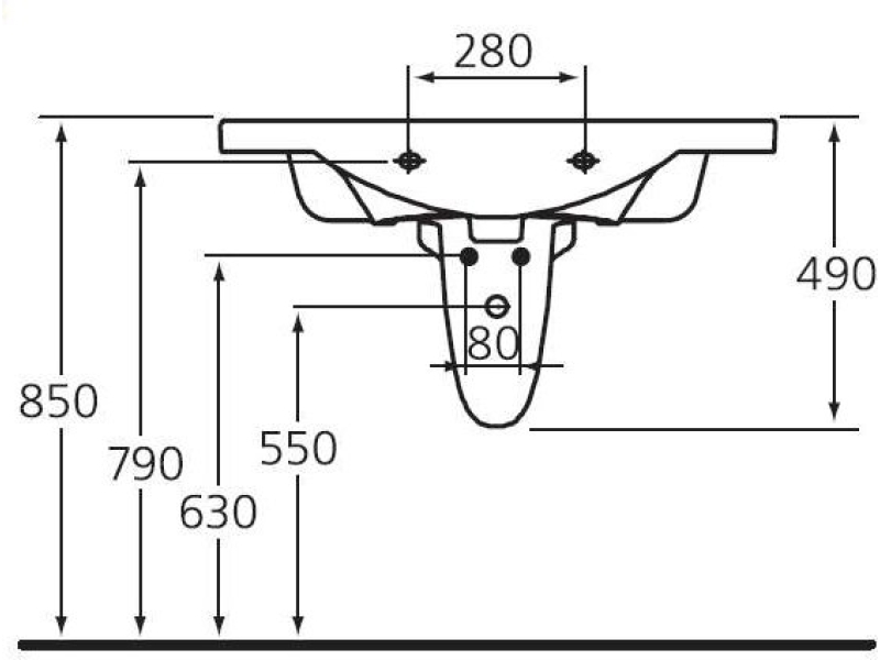 Купить Полупьедестал Ideal Standard Motion W310401