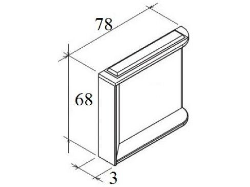 Купить Зеркало Ravak Rosa 78 L X000000160 береза/белая