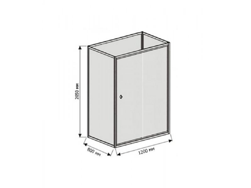 Купить Душевая кабина RGW OLB-207, 120 x 80 см, профиль - хром