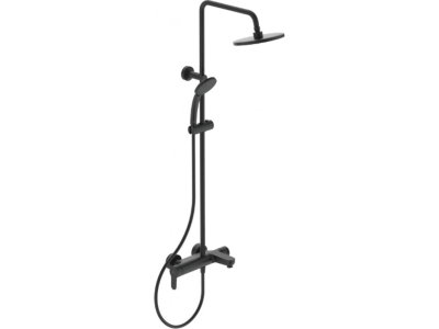 BC525XG IDEALRAIN Душевая система в комплекте с настенным смесителем для ванны/душа CERAFINE O матовый черный