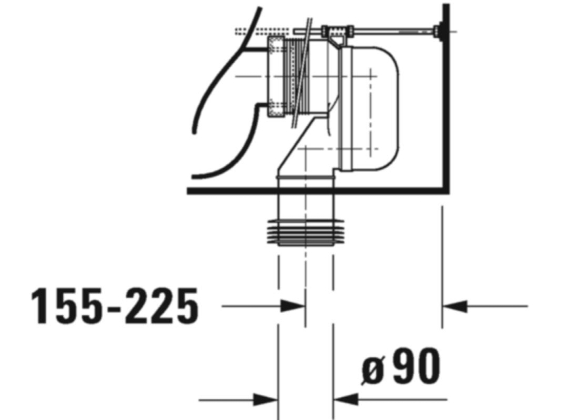 Купить 2002090000 D-NEO Унитаз 370x650, напольный, Rimless®