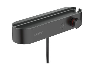 24360670 HG ShowerTablet Select 400 термостатический смеситель для душа, матовый черный