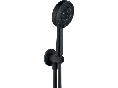 Душевая лейка Nobili Rubinetterie AD146/47BM со шлангом, Velvet black