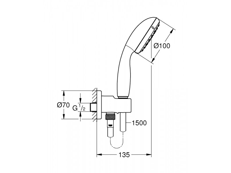 Купить Набор для ванны Grohe Tempesta 127257