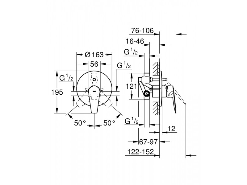 Купить Набор для ванны Grohe Tempesta 127257