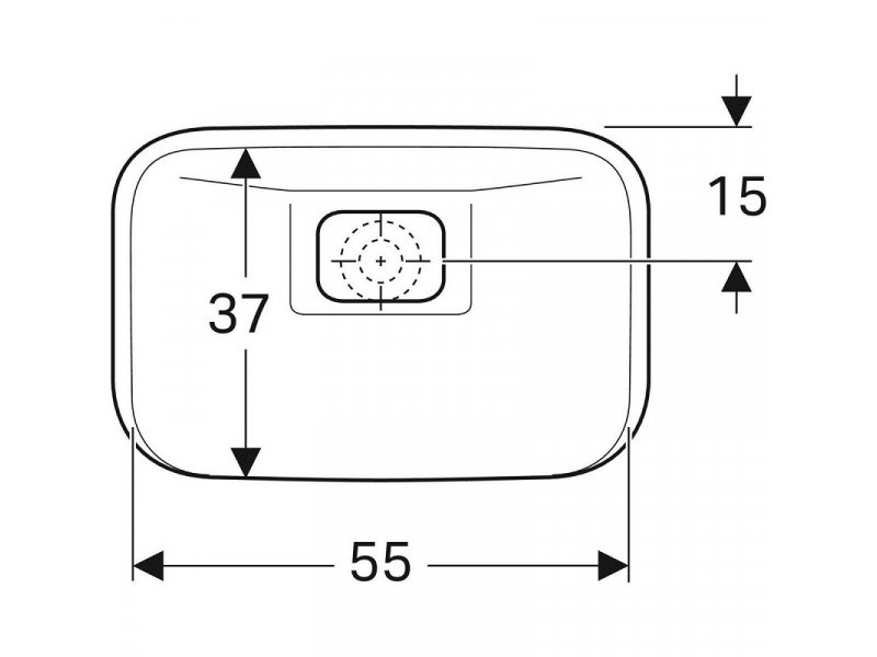Купить Раковина Geberit myDay 245460600, 60 х 40 см, белая