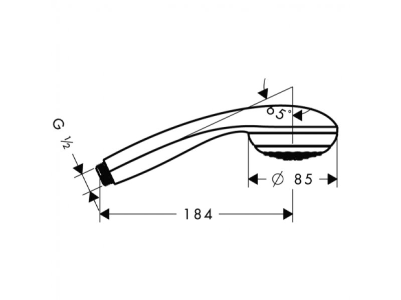 Купить Ручной душ Hansgrohe Crometta 85 1 jet 28585000