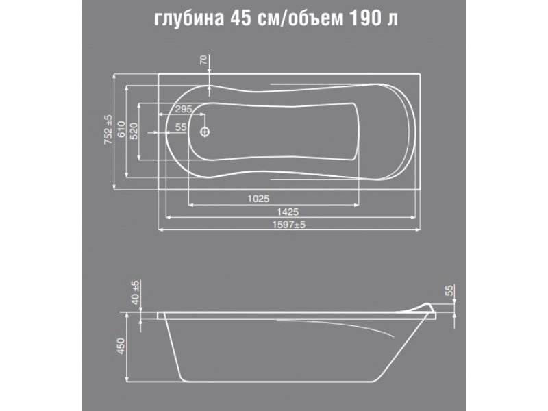 Купить Ванна гидромассажная Jika Floreana Premium 2357410006741, 160*75 см