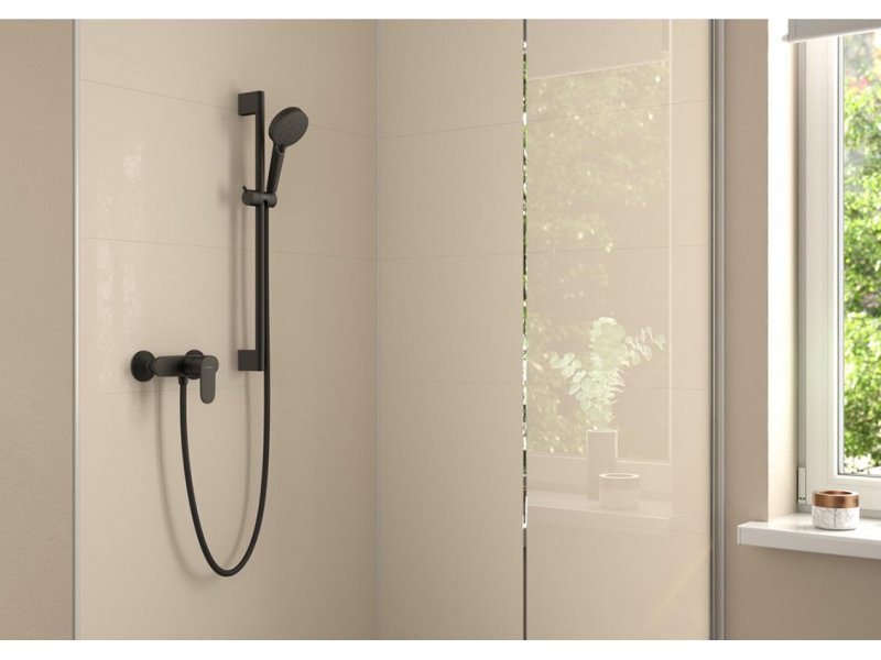 Купить Смеситель Hansgrohe Vernis Blend для душа, матовый черный, 71640670