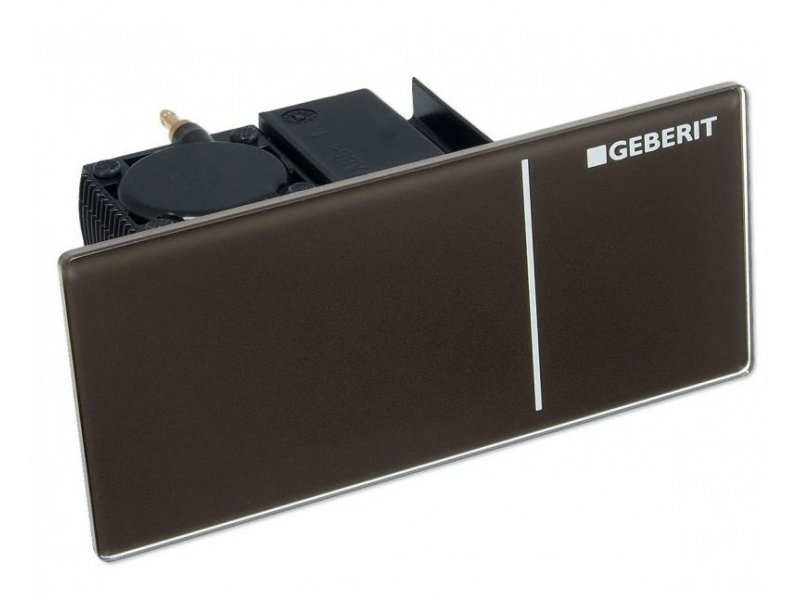Купить Клавиша Geberit Omega Type 70 115.084.SI.1 для унитаза, двойной смыв, стекло/алюминий, цвет белый