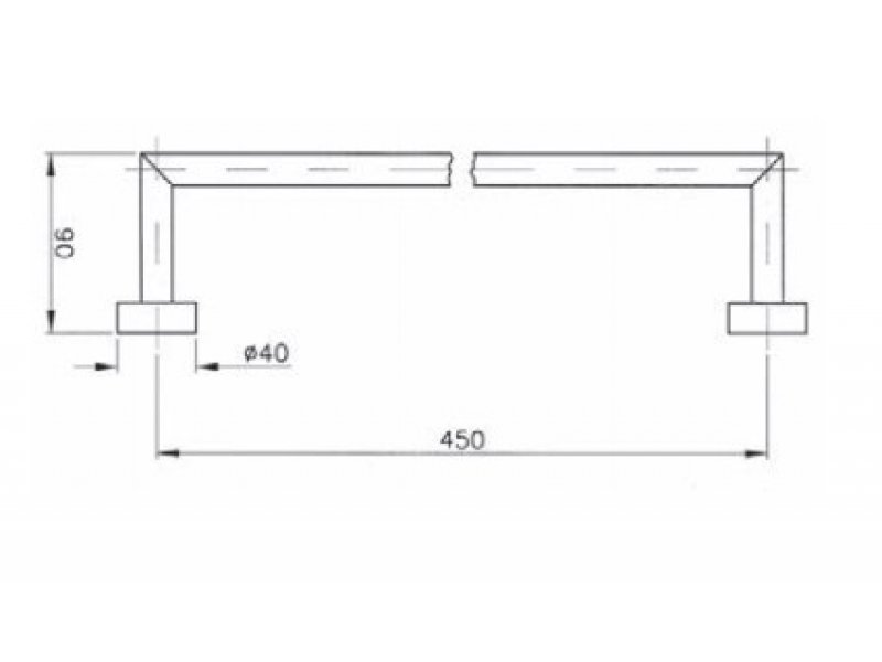 Купить Полотенцедержатель Nicolazzi Classica 1484GO, золото, 45 см