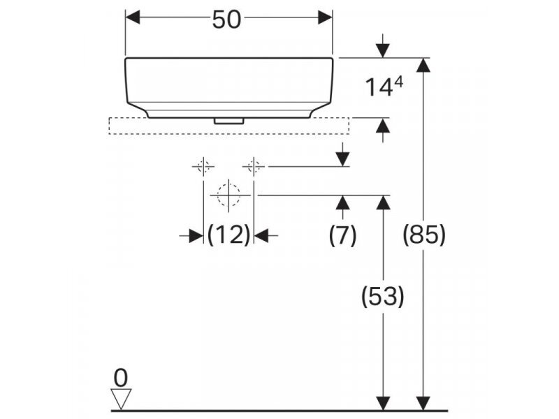 Купить Раковина Geberit Variform 500.776.01.2, 50 x 40 см, белая