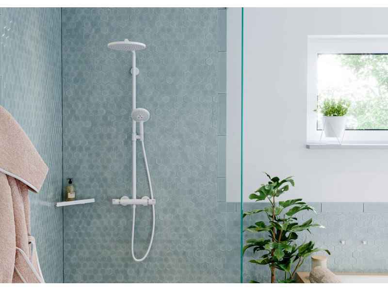 Купить Крючок двойной Hansgrohe AddStoris, белый матовый, 41755700