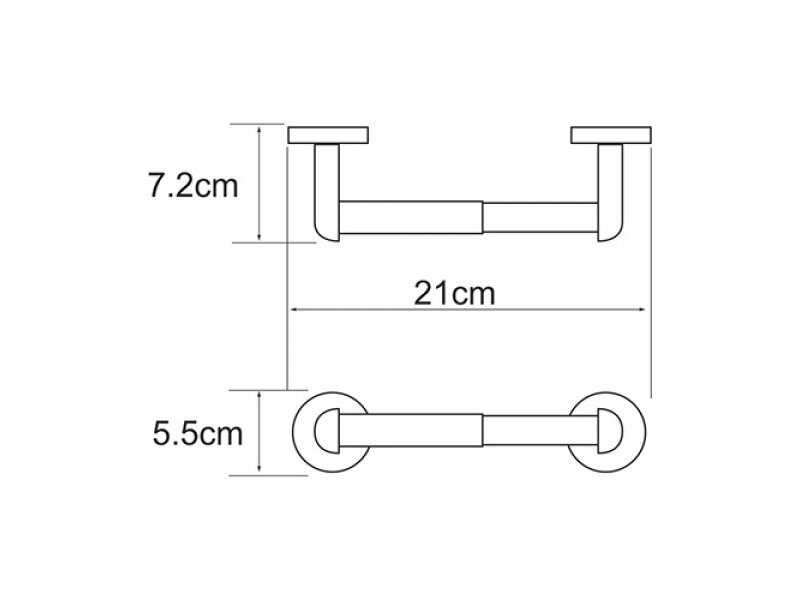 Купить Держатель туалетной бумаги WasserKRAFT Rhein K-6222NEW