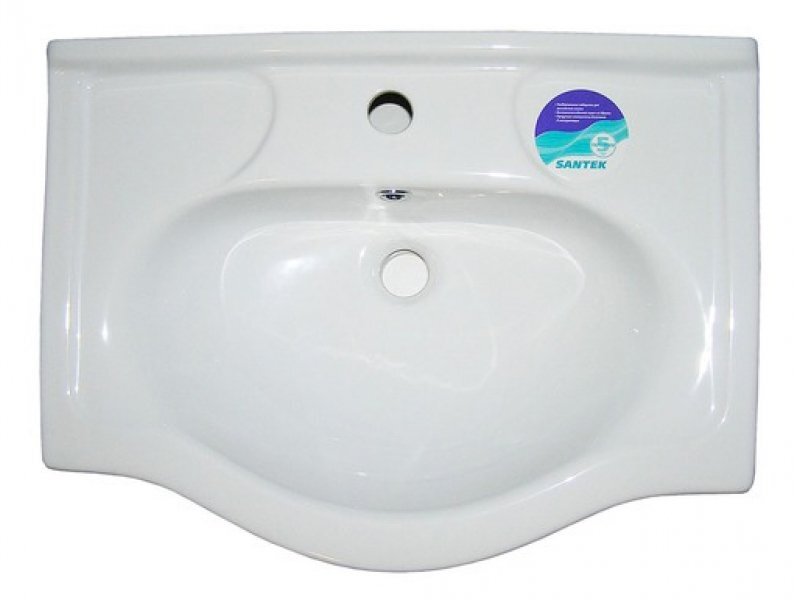 Купить Раковина мебельная Santek Селигер-60, WH110268, 60.5 x 44.5 см, белая