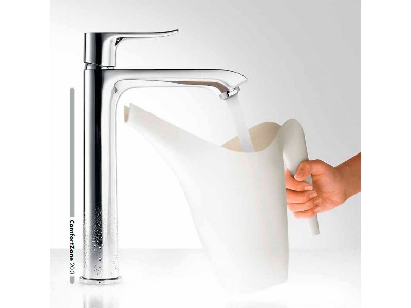 Купить Смеситель для раковины Hansgrohe Metris 31183000, хром, д/к, высокий