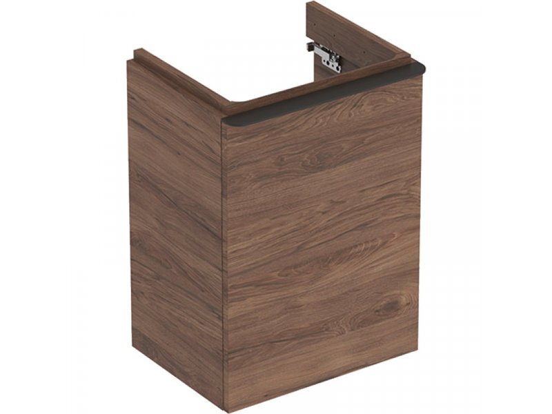 Купить Тумба под раковину Geberit Smyle Square 500.350.JR.1/500.351.JR.1, 45 см, цвет орех пекан