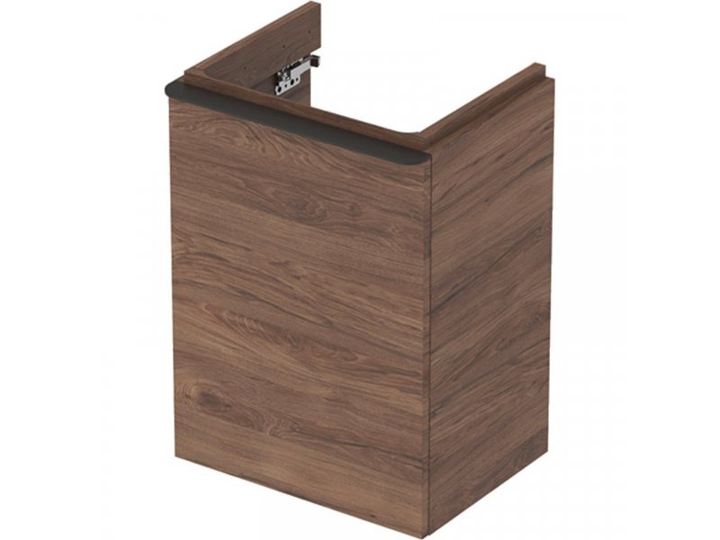 Купить Тумба под раковину Geberit Smyle Square 500.350.JR.1/500.351.JR.1, 45 см, цвет орех пекан