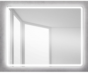 Зеркало BelBagno SPC-MAR-900-800-LED-TCH 90x80 см со встроенным светильником и сенсорным выключателем