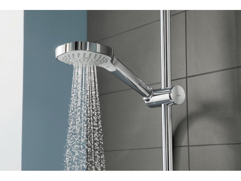 Купить Душевой гарнитур Hansgrohe 26590400 Croma Select E Multi, штанга 90 см, белый/хром