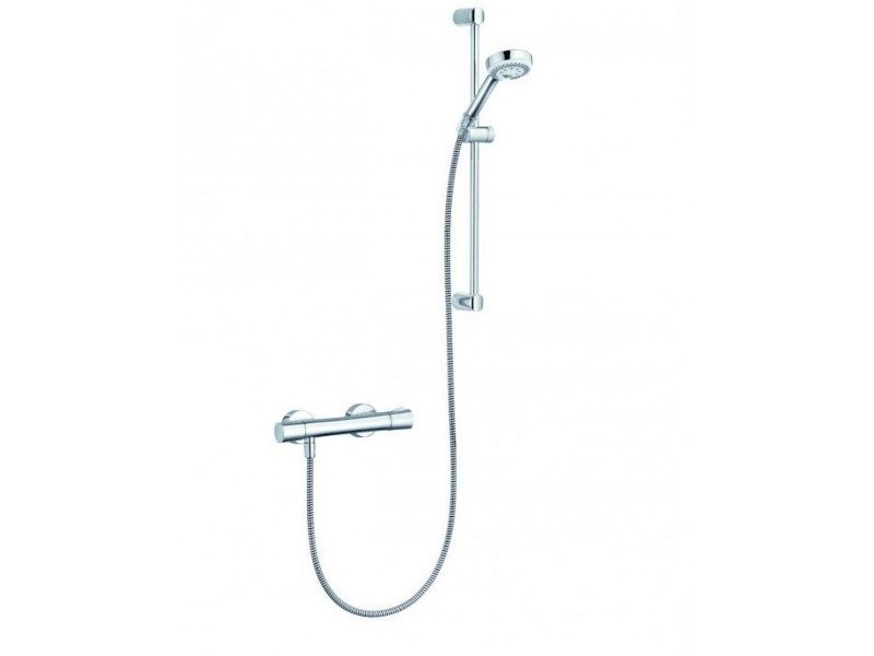 Купить Душевая система Kludi Logo Duo Shower 6857605-00 с термостатом, штанга 60 см