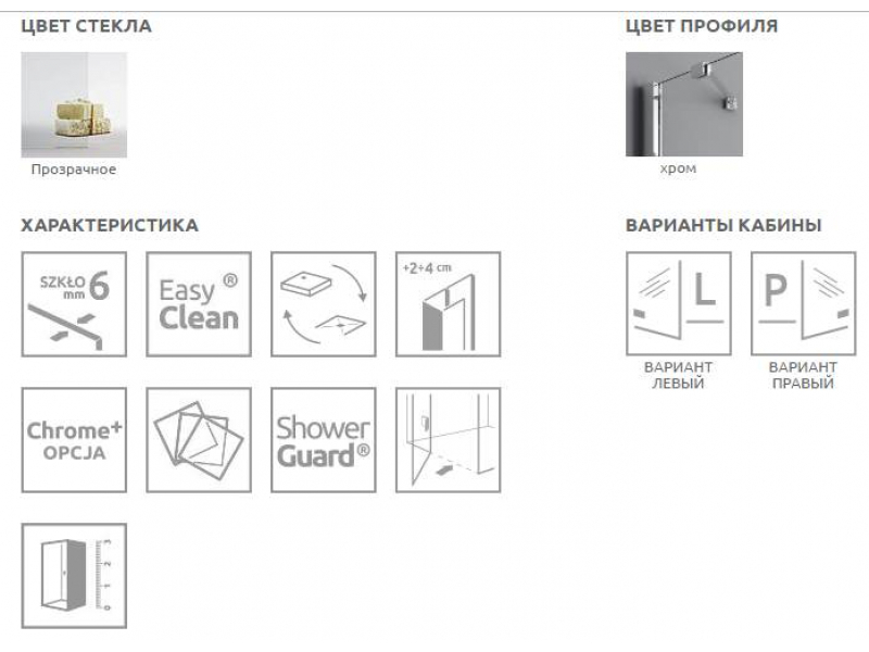 Купить Душевая дверь Radaway Essenza New DWJ 110 385015-01-01