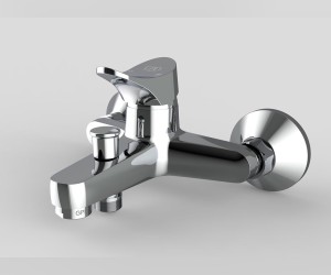 Смеситель GPD Florus MBB170, для ванны и душа, хром