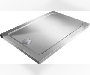 Поддон Jacob Delafon Flight 110 x 80 см, серебристо-серый сатин E62448-F-S21, укрепленный, с антискользящим покрытием