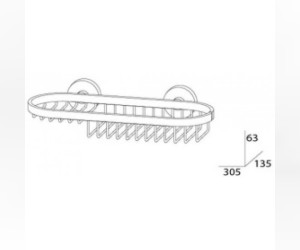 Полочка-решетка Artwelle Harmonie HAR 019