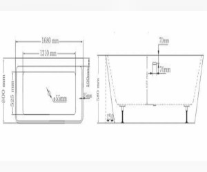 Акриловая ванна Lagard Vela White Star lgd-vla-ws