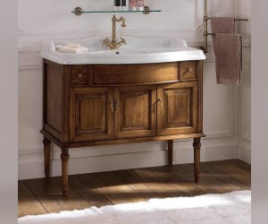 Тумба напольная Labor Legno MILADY MILPL 105 A, под раковину и столешницу, орех, 97,5*52*82 см