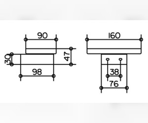 Мыльница Keuco Edition 300 30055 019000, стекло/хром