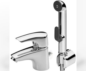 Смеситель Oras Saga 1908F для раковины с гигиеническим душем