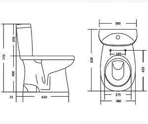 Напольный унитаз Santek Анимо 1.WH30.2.135 крышка микролифт