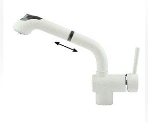 Смеситель Italmix INDUSTRIAL ID 0820 LAT для кухни, цвет LATTE белый