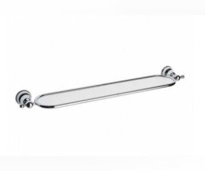 Полка стеклянная Inda Raffaella A32080CR21, хром, 72 см