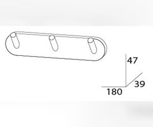 Планка с пятью крючками Artwelle Harmonie HAR 003