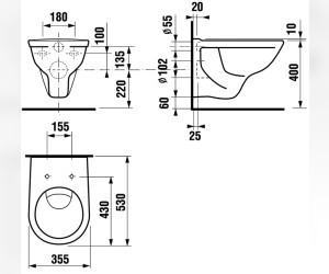 Подвесной унитаз Jika Lyra 2137.0.000.000.3