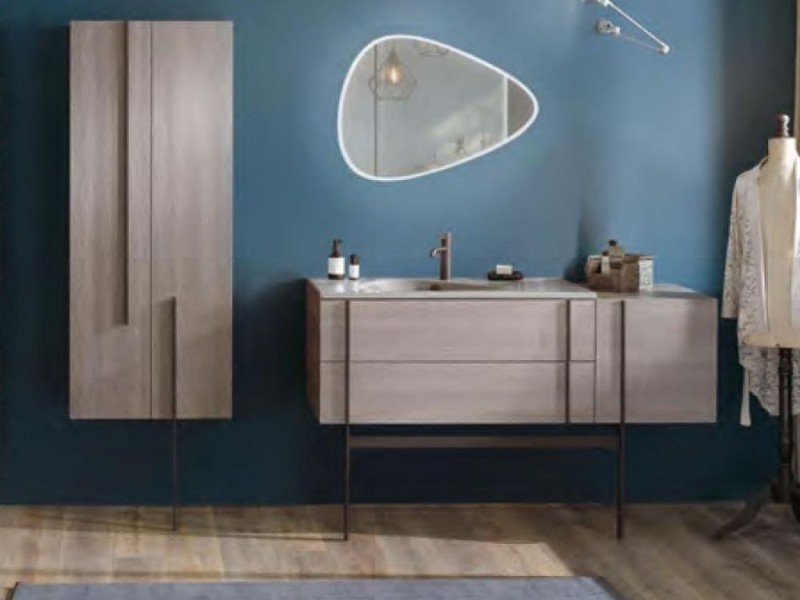 Пенал Jacob Delafon Nouvelle Vague 60 см, EB3048-S50, цвет аквамарин сатин