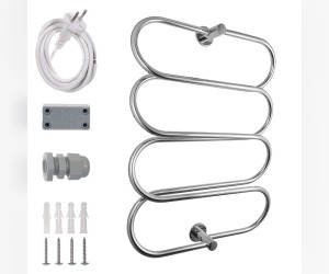 Полотенцесушитель электрический Energy Aura 800 x 600, ширина 60 см, высота 85.1 см