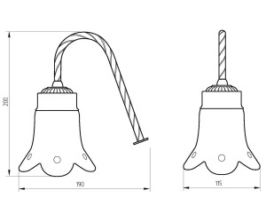 Светильник Migliore Edera 16926 - хром