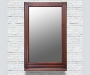 Зеркало Della Mia 65 см, антикварный орех