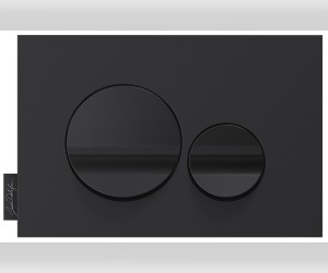 Клавиша смыва Jacob Delafon E20859-7-BMT, черный матовый и глянцевый