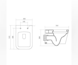 Подвесной унитаз Aquatek Либра с сиденьем Soft Close, белый, AQ0530-00