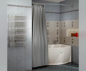 Карниз Радомир 1-12-2-0-0-209 для ванны Миранда 168 x 95 см, хром