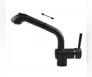 Смеситель Italmix INDUSTRIAL ID 0820 BAS для кухни, цвет BASALT чёрный