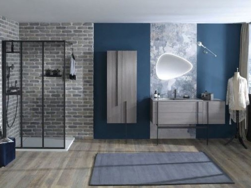 Тумба под раковину Jacob Delafon Nouvelle Vague 145 см, EB3038-G91, аквамарин глянцевый